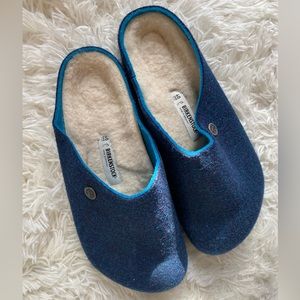 Blue clog Birkenstock